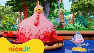 Dora  Le avventure di Dora con il Grande Pollo Rosso  Nick Jr Italia [upl. by Enywad]