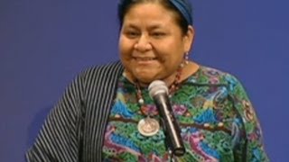 Rigoberta Menchu Challenges to Lasting Peace in Guatemala [upl. by Mariellen279]