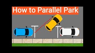 Parallel Parking  How to Parallel Park Perfectly Step by Step  Parking tips [upl. by Eciralc]