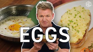 Gordon Ramsay Makes Scrambled and Fried Eggs  Cooking With Gordon  HexClad [upl. by Kred]