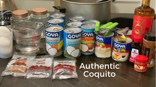 How to make Authentic Coquito [upl. by Lathan]