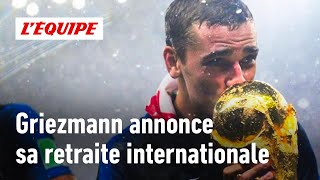 🚨Coup de tonnerre Antoine Griezmann annonce sa retraite internationale avec léquipe de France [upl. by Pedroza]