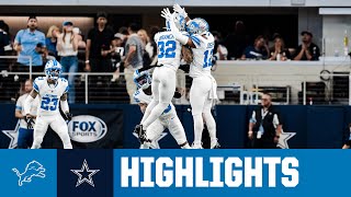 Detroits defense FORCES 5 turnovers in 479 win over Dallas  Lions vs Cowboys Week 6 highlights [upl. by Dinsmore677]