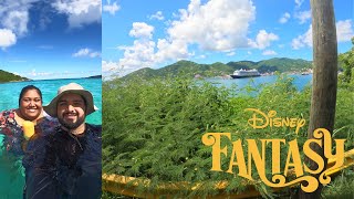 Cruising into the Virgin Islands on the Disney Fantasy Tortola [upl. by Trellas]