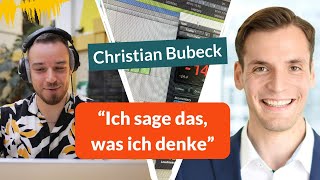 Sein Podcast eckt an Immobilienmakler Christian Bubeck [upl. by Ateerys]