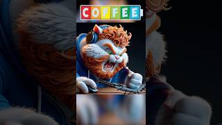 CaseOh Cat Drinks Too Much Coffee funny catlover cartoon [upl. by Ycnay]