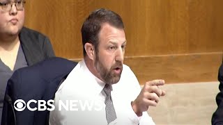 Watch GOP senator challenges Teamsters president to fight at Senate hearing [upl. by Stimson909]