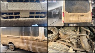 Çamurla Kaplanmış Minibüs 😱 Kirlerinden nasıl temizlenir DIRTIEST VAN EVER How to wash Muddy Van [upl. by Nitsraek469]