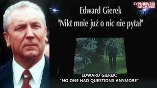 Edward Gierek „Nikt mnie już o nic nie pytał” – cały film [upl. by Peterec]