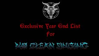 Best of Black Metal 2017 Year End List for nocleansinging [upl. by Aernda792]