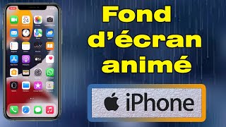 comment mettre un fond décran animé sur iPhone [upl. by Roche]