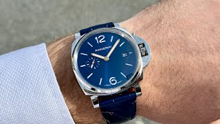 Panerai Luminor Due 42 mm blue [upl. by Hcardahs]