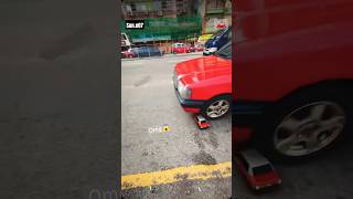 Mini taxi accident with big text car 😱🚗 subscribeshortefeed lviralvideoschallengetrendingviral [upl. by Baptiste152]