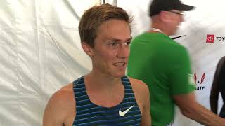 Conner Mantz To Run Fall Marathon After 4th Place 5k Finish At USAs [upl. by Anilrahc168]