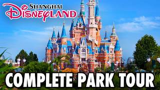 Shanghai Disneyland  Complete Walkthrough with Ride POVs 4K [upl. by Aissatan]