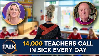 “Dire Situation” 14000 Teachers Called In Sick Every Day Last Year [upl. by Poock]