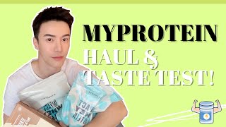 MyProtein Haul amp Taste Test 💪🏻  LAWRENCE WONG 王冠逸 [upl. by Hoenack]