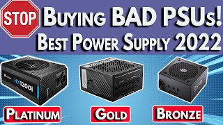 🛑STOP🛑 Making These PSU Mistakes Best Power Supply for PC 2022 [upl. by Eelnodnarb264]