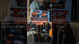 PCX 160 install shock ride it gp pcx160 shockrideitpcx160 hondapcx160 pcx160cbs pcx160terbaru [upl. by Paschasia992]