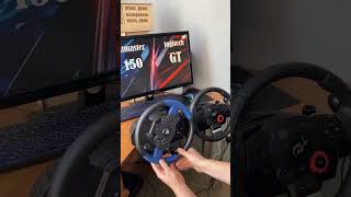 Thrustmaster T150 VS Logitech GT shorts thrustmaster logitech [upl. by Ardnek]