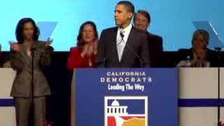 Address to the 2007 California Democratic Convention [upl. by Ereveneug]