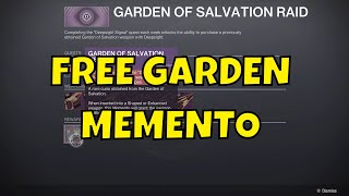 FREE GARDEN OF SALVATION MEMENTO GLITCH GoS Raid Cheese [upl. by Lleroj]