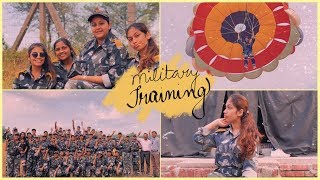 MILITARY TRAINING CAMP VLOG Amity University  JENNEXT DIY [upl. by Ossy]