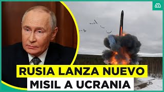 Rusia confirma lanzamiento de misil a Ucrania Tensión por posible uso de armas nucleares [upl. by Nobie]