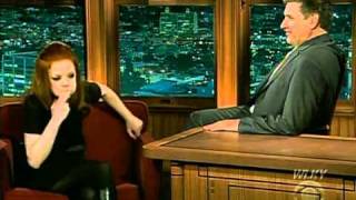 Shirley Manson  The Late Late Show with Craig Ferguson 20090212 [upl. by Adnamas]