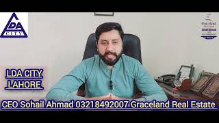 LDA City Lahore Latest Development Update  Current Market Situation  Latest News LDA CITY [upl. by Crist]