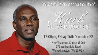 Service of Celebration for the Life of Karl Oliver Coates [upl. by Leinnad]