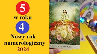 5 w 4  Nowy rok numerologiczny 2024  tarot horoskop czytanie tarota TarotEsme [upl. by Nauqes]