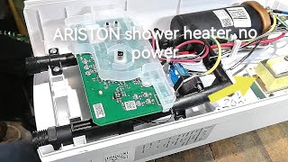 ARISTON shower heater no power [upl. by Wittenburg975]