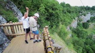 Adrenalin Park Plitvice  Zipline [upl. by Cogen440]