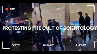 Protesting The Cult Of Scientology 😤 [upl. by Vacla]