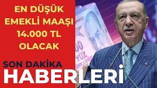 EMEKLİYE SEYYANEN ZAM  EN DÜŞÜK EMEKLİ MAAŞI 14000 TL OLACAK  2024 EMEKLİ MAAŞ ZAMMI SON DAKİKA [upl. by Whitford]