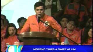 Erap draws first blood vs Lim [upl. by Pazia]