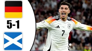 Germany vs Scotland 5 1 All Goals amp Highlights Euro 2024 [upl. by Occor622]