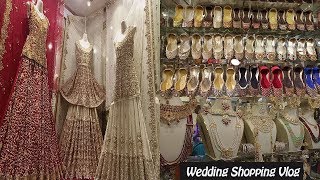 Pakistani Bridal Dresses  Wedding Shopping From Local Bazaar Feat Anarkali [upl. by Gray]