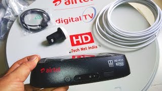 Airtel Digital TV HD HEVC Set Top Box Unboxing Airtel TV DTH Unboxing [upl. by Kalvn]