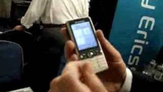 Sony Ericsson G700 and G900 demo video from MWC 2008 [upl. by Nelleus382]