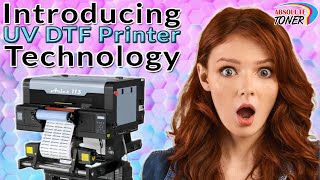 Introducing UV DTF Printing Technology with the Aries 113 UV DTF Printer Available At Absolute Toner [upl. by Tiffa100]