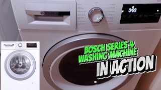 Bosch Series 4 Washing Machine In Action [upl. by Graces153]