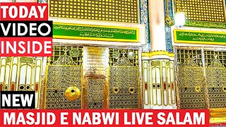 Live Masjid e Nabwi SAW  Ziyarat Inside  MADINAH [upl. by Nanreh672]