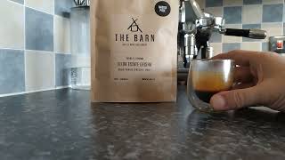 Espresso Review 35 The Barn Berlin Masterpiece  Panama Elida Estate Geisha On ECM Puristika [upl. by Nasho166]