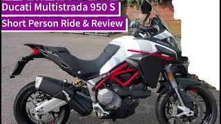 Ducati Multistrada 950S Short Person Ride amp Review England UK [upl. by Oecam411]