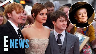 Maggie Smith Tributes Daniel Radcliffe Rupert Grint Emma Watson amp More Honor Actress  E News [upl. by Ezzo685]