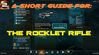 A short guide on how to best use The Rocklet Rifle PlanetSide 2 [upl. by Yawnoc]