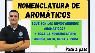 NOMENCLATURA DE HIDROCARBUROS AROMATICOS NOMENCLATURA ORTO META Y PARA COMO SE NOMBRAN LOS AROM [upl. by Wershba]