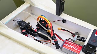 How to make Jet Turbo RC Boat using TFL Jet Thruster Brushless Motor [upl. by Collbaith]